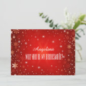 Invitation Serez-vous ma demoiselle d'honneur ? (Debout devant)