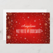 Invitation Serez-vous ma demoiselle d'honneur ? (Devant / Derrière)