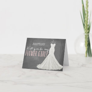 Invitation Serez-vous ma demoiselle d'honneur Demoiselle d'
