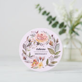 Invitation Serez-vous ma demoiselle d'honneur ? Fleur d'autom (Debout devant)