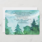 Invitation Serez-vous ma demoiselle d'honneur ? Fleurs sauvag (Dos)