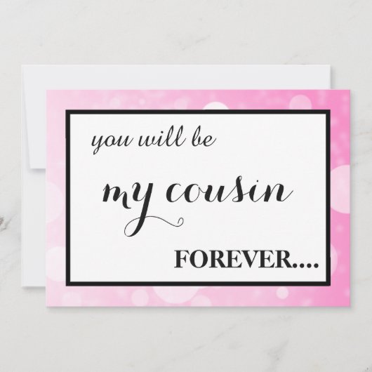 Invitation Serez-vous ma demoiselle d'honneur junior ? (Devant)