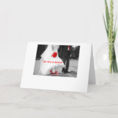 Invitation Serez-vous ma demoiselle d'honneur ? Noir noir rou (Dos)