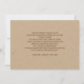 Invitation Serez-vous ma demoiselle d'honneur ? Papier Botani (Dos)