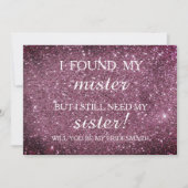 Invitation Serez-vous ma demoiselle d'honneur ? Rose Gold Dri (Devant)