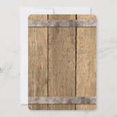 Invitation Serez-vous ma demoiselle d'honneur ? | Rustic Coun (Dos)