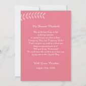 Invitation Serez-vous ma demoiselle d'honneur ? Silhouette de (Dos)