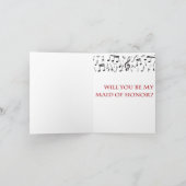 Invitation Serez-vous ma domestique d'honneur ? (Intérieur)
