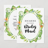 Invitation Serez-Vous Ma Femme D'Accueil ? (Devant / Derrière)