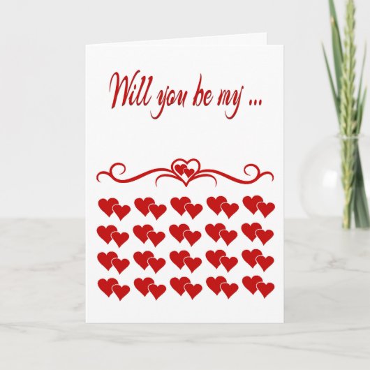 Invitation Serez-Vous Ma Femme D'Accueil ? (Devant)