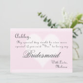 Invitation Serez-Vous Ma Femme D'Accueil ? (Debout devant)