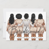 Invitation Serez-Vous Ma Femme D'Accueil ? Filles en Robes V3 (Devant)