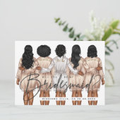 Invitation Serez-Vous Ma Femme D'Accueil ? Filles en Robes V3 (Debout devant)