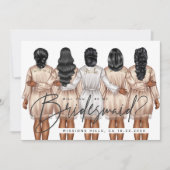 Invitation Serez-Vous Ma Femme D'Accueil ? Girls in Robes V3 (Devant)