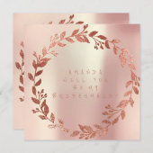 Invitation Serez-Vous Ma Femme D'Accueil, Ma Championnat D'Or (Devant / Derrière)