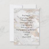 Invitation Serez-Vous Ma Femme D'Accueil Marbre Blanc Pearl I (Devant)