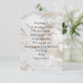 Invitation Serez-Vous Ma Femme D'Accueil Marbre Blanc Pearl I (Debout devant)