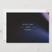 Invitation Serez-Vous Ma Femme D'Accueil Moderne Moody Black  (Dos)