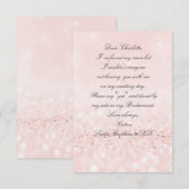 Invitation Serez-Vous Ma Femme D'Accueil ? Parties scintillan (Devant / Derrière)