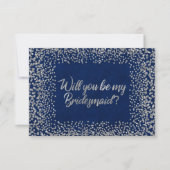 Invitation Serez-Vous Ma Femme D'Accueil Parties scintillant (Devant)