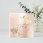 Invitation Serez-Vous Ma Femme D'Accueil Pink Blush Confetti (Debout devant)