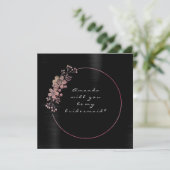 Invitation Serez-Vous Ma Femme D'Accueil Rose Blanc VIP (Debout devant)