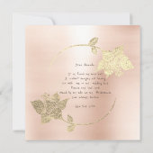 Invitation Serez-Vous Ma Femme D'Accueil Rose Blush Rose Gold (Dos)