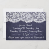 Invitation Serez-Vous Ma Femme D'Accueil ? Tableau de bord et (Dos)