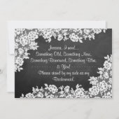 Invitation Serez-Vous Ma Femme D'Accueil ? Tableau de bord et (Dos)