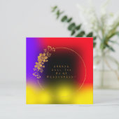 Invitation Serez-Vous Ma Femme D'Accueil Tropical Green Velve (Debout devant)