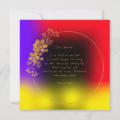 Invitation Serez-Vous Ma Femme D'Accueil Tropical Green Velve (Dos)