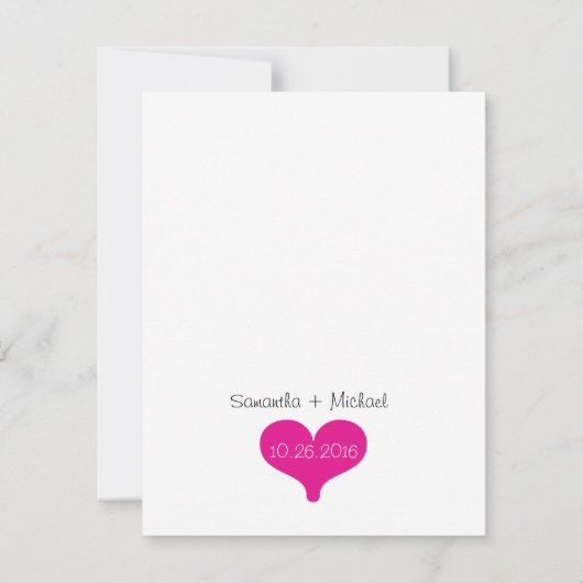 Invitation Serez-vous ma femme d'honneur ? Collage rose/noir (Dos)