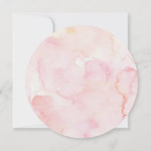 Invitation Serez-vous ma fille aux fleurs ? Flore floue (Dos)