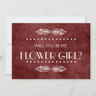 Invitation Serez-vous ma Flowgirl ?