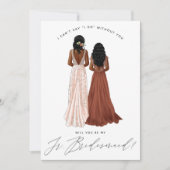 Invitation Serez-Vous Ma Jeune Femme D'Accueil ? Filles dans (Devant)