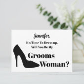 Invitation serez-vous ma proposition simple et moderne (Debout devant)