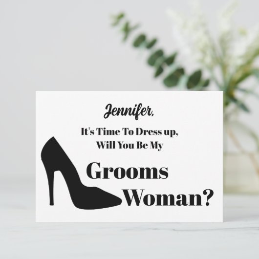 Invitation serez-vous ma proposition simple et moderne (Debout devant)