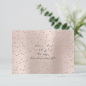 Invitation Serez-Vous Ma Rose D'Accueil Gold Swarovski Crys (Debout devant)