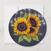 Invitation Serez-vous ma servante de la marine des tournesols (Dos)