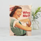 Invitation serez-vous ma servante d'honneur (Debout devant)