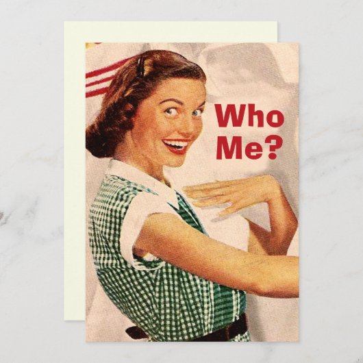 Invitation serez-vous ma servante d'honneur (Devant / Derrière)