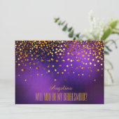 Invitation Serez-vous ma servante d'honneur ? (Debout devant)