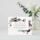 Invitation Serez-vous ma servante d'honneur ? (Debout devant)