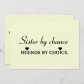 Invitation Serez-vous ma servante d'honneur ? (Devant / Derrière)