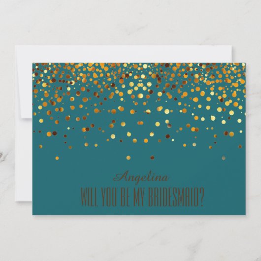Invitation Serez-vous ma servante d'honneur ? (Devant)