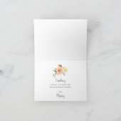 Invitation Serez-vous ma servante d'honneur ? | Aquarelle Flo (Intérieur)