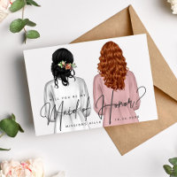 Serez-vous ma servante d'honneur ? Filles en Robes