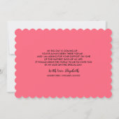 Invitation Serez-vous ma servante d'honneur ? Floral moderne (Dos)