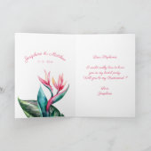 Invitation Serez-vous ma servante d'honneur - Oiseau du parad (Intérieur)