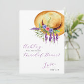 Invitation Serez-vous ma servante d'honneur proposition de bo (Debout devant)